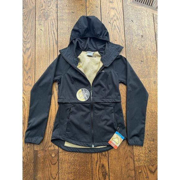 Columbia Women's Canyon Meadow Softshell Jacket Black Size XS NWT ($130 Org.) - Picture 1 of 6